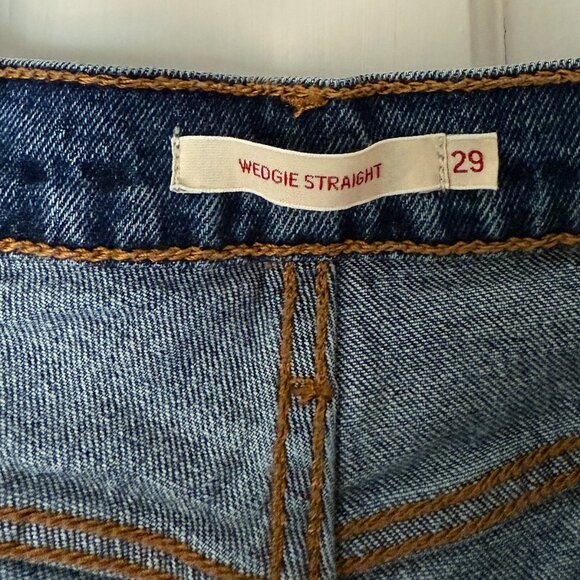 Levi's Wedgie Straight Fit Jeans - 29W - Picture 7 of 10